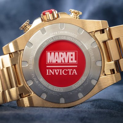 Invicta Marvel Men Quartz 33313 Ironman Limited Edition 4000buc