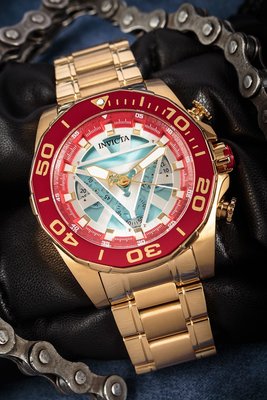 Invicta Marvel Men Quartz 33313 Ironman Limited Edition 4000buc