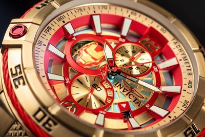 Invicta Marvel Men Quartz Chronograph 26799 Ironman Limited Edition 4000buc