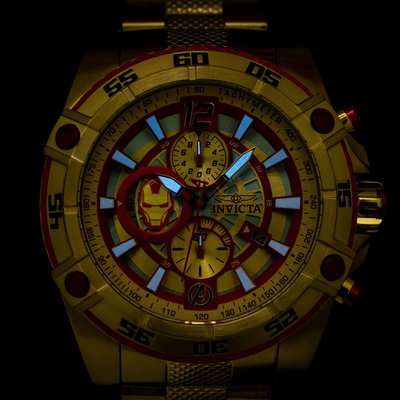 Invicta Marvel Men Quartz Chronograph 26799 Ironman Limited Edition 4000buc