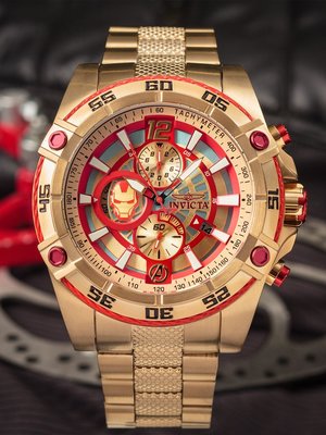 Invicta Marvel Men Quartz Chronograph 26799 Ironman Limited Edition 4000buc