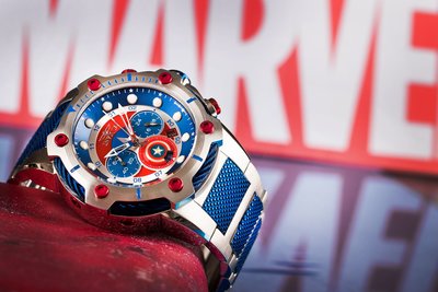 Invicta Marvel Men Quartz 52mm Chronograph 27965 Captain America Limited Edition 4000pcs