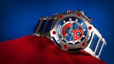 Invicta Marvel Men Quartz 52mm Chronograph 27965 Captain America Limited Edition 4000pcs