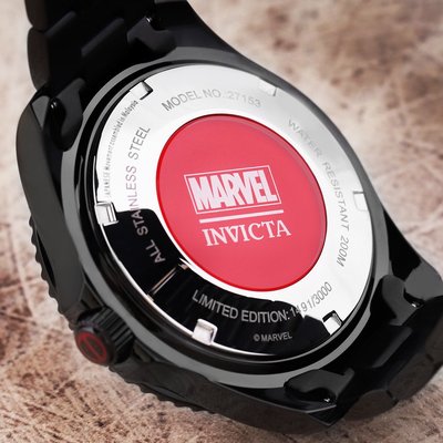 Invicta Marvel Automatic Skeleton 27153 Deadpool Limited Edition