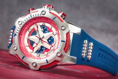 Invicta Marvel Quartz 51mm Chronograph 26894 Captain America Limited Edition 4000pcs