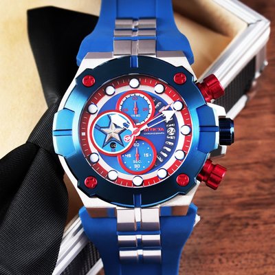 Invicta Marvel Quartz Chronograph 30313 Captain America Limited Edition 3000buc