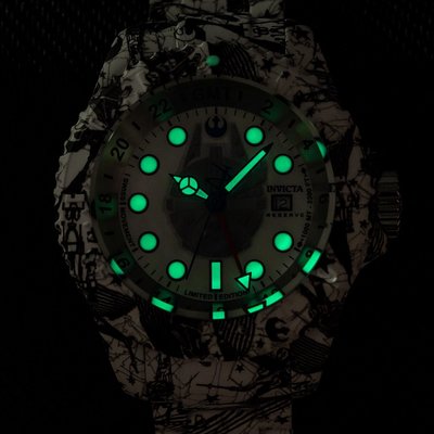 Invicta Star Wars Quartz GMT 33309 Rebel Alliance Limited Edition 1977buc