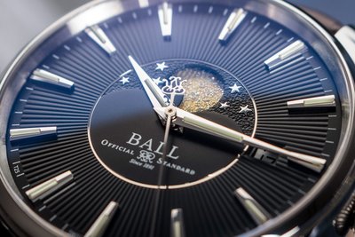 Ball Trainmaster Automatic Moonphase NM3082D-LLFJ-BK