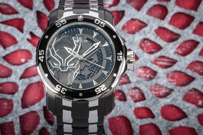 Invicta Marvel Black Panther Quartz 32422 Limited Edition 4000buc