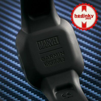 Curea din plastic Garmin (pentru Vívofit junior 3), negru, Marvel, Black Panther, 010-12666-40