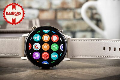 Huawei Watch GT 3 42 mm Elegant Light Gold/White Leather Strap