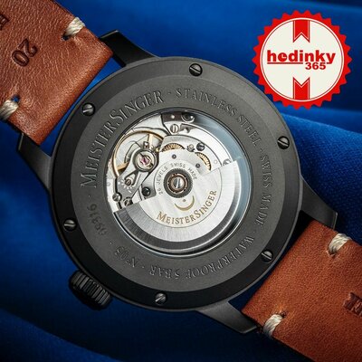 MeisterSinger N03 Automatic AM902BL_SVSL03 Black Line Special Edition