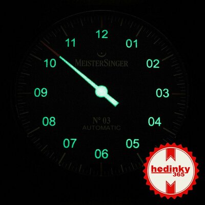 MeisterSinger N03 Automatic AM902BL_SVSL03 Black Line Special Edition