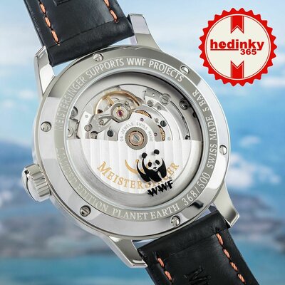 MeisterSinger Automatic ED-EARTH Planet Earth Limited Edition 500buc