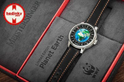 MeisterSinger Automatic ED-EARTH Planet Earth Limited Edition 500buc