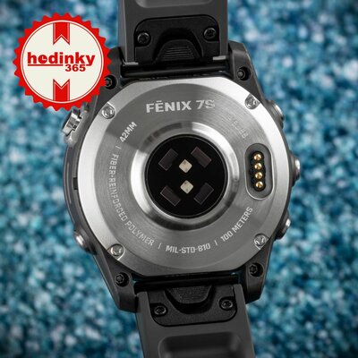 Garmin Fenix 7S Silver / Graphite Band