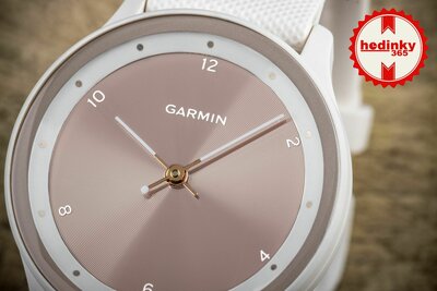 Garmin Vivomove Sport Peach Gold/Ivory Band