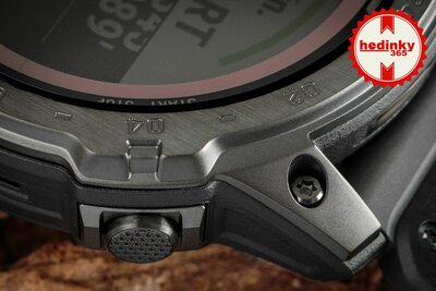 Garmin Tactix 7 Pro Solar Sapphire curea din nylon neagră (+ curea de rezervă)