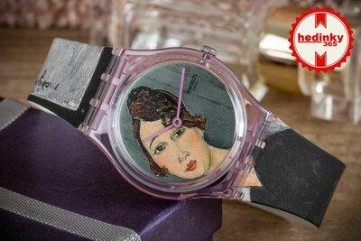 Swatch x Centre Pompidou, Portrait Of Dédie, By Amadeo Modigliani GZ356