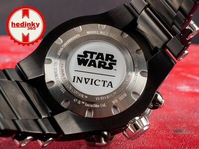Invicta Star Wars Quartz 52mm 37683 Darth Vader Limited Edition 1977pcs