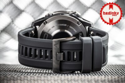 Curea de silicon Ricardo 26mm (pro Garmin Fenix 8/7X/6X (51mm), Tactix aj.), culoarea neagră, QuickFit