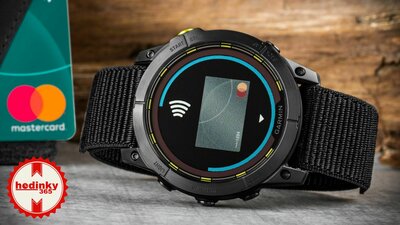 Garmin Enduro 2 Carbon Gray DLC Titanium / Black UltraFit Nylon Strap (+ curea de rezervă)