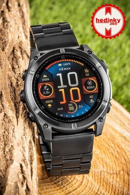 Brățară din oțel Ricardo 26mm (pro Garmin Fenix 8/7X/6X (51mm), Tactix aj.), culoarea neagră V1, QuickFit