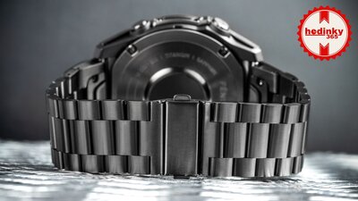 Brățară din oțel Ricardo 26mm (pro Garmin Fenix 8/7X/6X (51mm), Tactix aj.), culoarea neagră V1, QuickFit