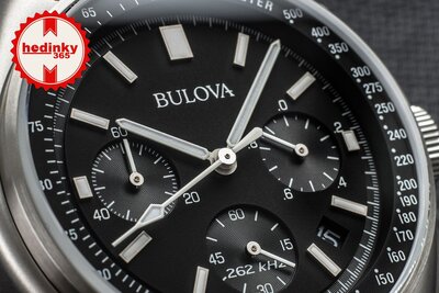 Bulova Lunar Pilot Quartz Chronograph 96B251 Special Edition (+ curea de rezervă)
