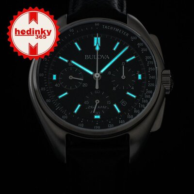 Bulova Lunar Pilot Quartz Chronograph 96B251 Special Edition (+ curea de rezervă)