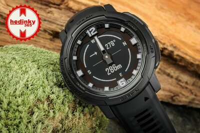 Garmin Instinct Crossover Solar Tactical Edition, Black