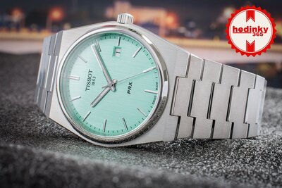 Tissot PRX Quartz T137.410.11.091.01 (în culoarea Tiffany Blue)