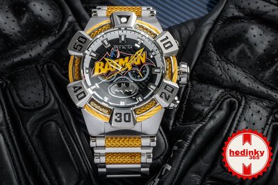 Invicta DC Comics Batman Quartz 52mm 41137