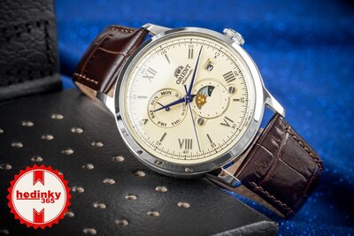 Orient Classic Bambino 2nd Generation Version9 Sun & Moon Automatic RA-AK0803Y30B