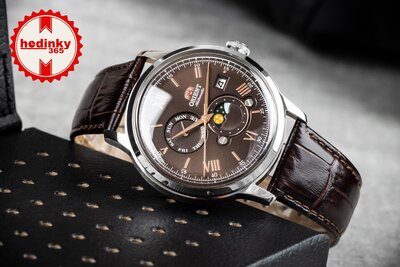 Orient Classic Bambino 2nd Generation Version9 Sun & Moon Automatic RA-AK0804Y30B