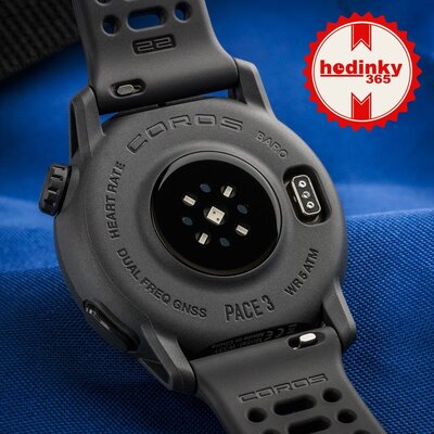 Coros Pace 3 Black / Silicone Band