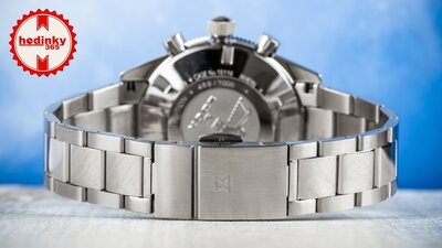 Edox SkyDiver Chronograph Quartz 10116-3-buidn Limited Edition 1000pcs ( + curea de rezervă )