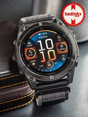 Curea din nylon Ricardo 26mm (pentru Garmin Fenix 8/7X/6X (51mm), Tactix etc.), gri V3, QuickFit