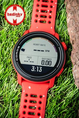 Coros Pace 3 Red / Silicone Band