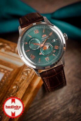 Orient Classic Bambino 2nd Generation Version9 Sun & Moon Automatic RA-AK0805E30B