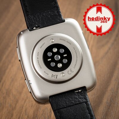 Amazfit Active 2 (Square) Black Leather (+ curea de schimb)