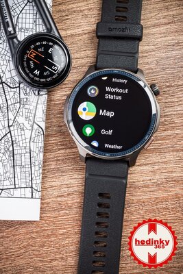 Amazfit Balance 2 Black (+ curea de rezervă)