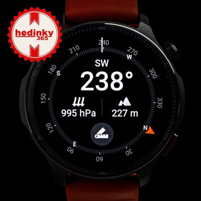 Amazfit Balance 2 Black (+ curea de rezervă)